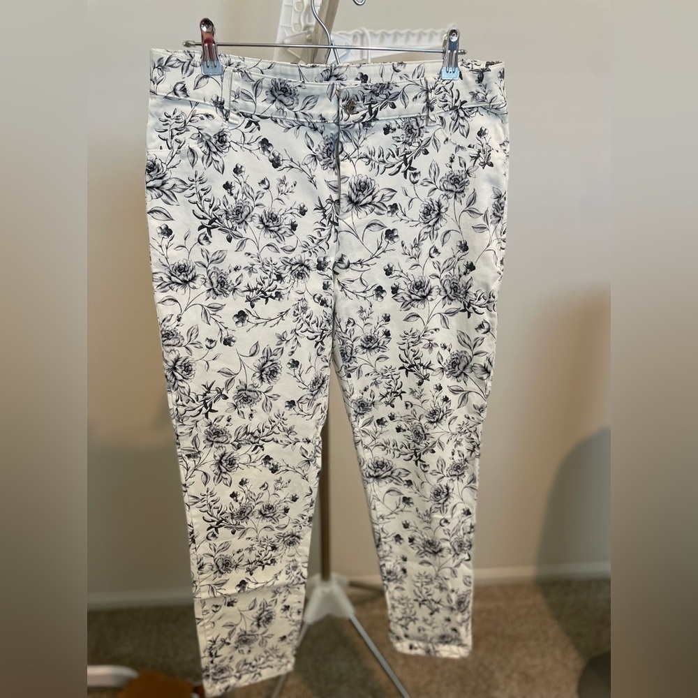 Calvin Klein Floral Trousers